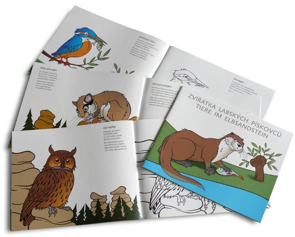 Omalovánky - Labské piskovce – Grafika